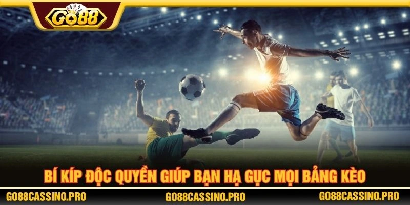Bí kíp độc quyền giúp bạn hạ gục mọi bảng kèo Bí kíp độc quyền giúp bạn hạ gục mọi bảng kèo
